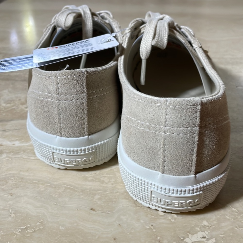 Superga Sz 6 Cafe Noir Suede Sneakers - Picture 4 of 5
